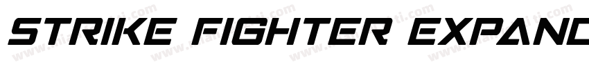 Strike Fighter Expanded Italic字体转换
